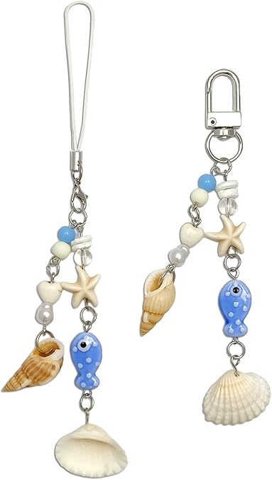 2PCS Cute Y2K Phone Charm Straps – Pink